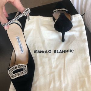 Manolo Blahnik Diamond Pumps
